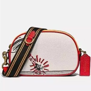 Authentic Coach x Disney x Keith Harring Mickey Mouse Camera Cross Body Bag